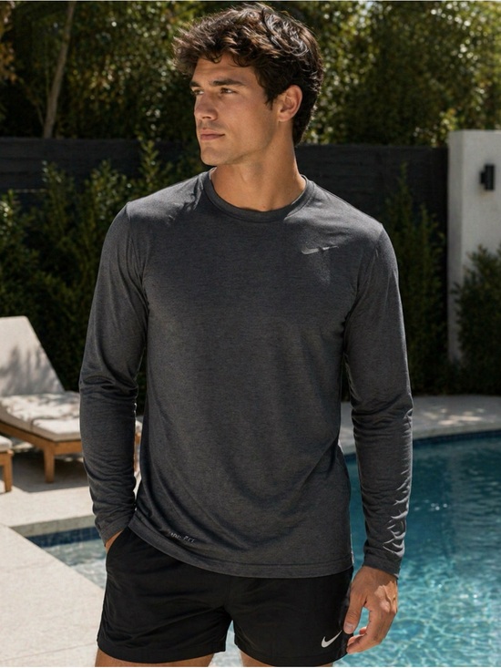 Nike Other - Nike Green Long Sleeve Tee Comfortable Crew Neck